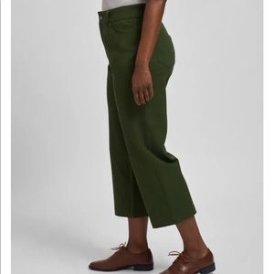 Universal Standard NWT Sz. 16 Faye Stretch Cotton Twill Boyfriend Crop Pants